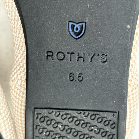 Rothy’s Tuxedo Captoe Square Toe Flats. Woman’s Size 6 1/2, Fits Size 6 - Picture 3 of 12